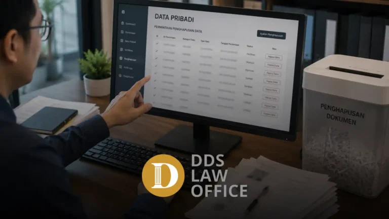 Penghapusan data pribadi perusahaan setelah permintaan subjek data
