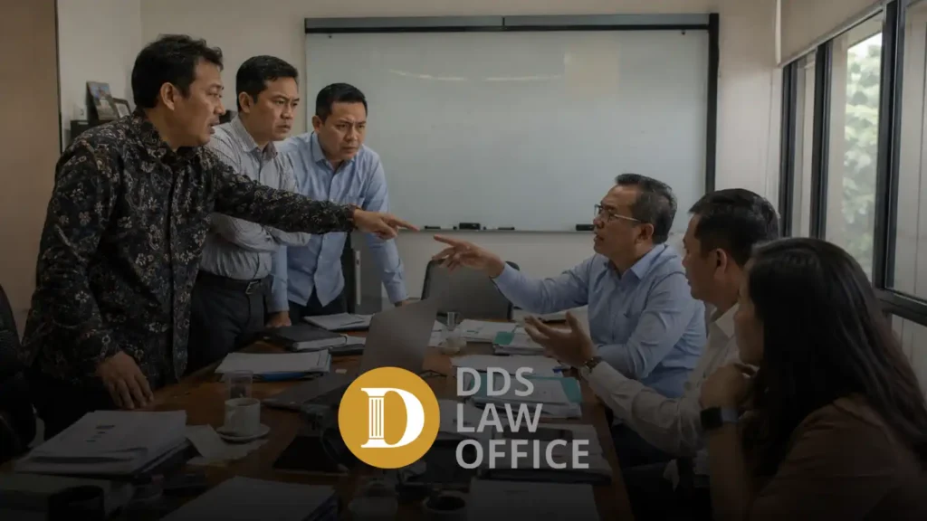 Sengketa pemegang saham dalam rapat perusahaan dengan dua pihak yang berselisih